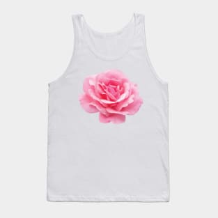 A Big Pink Rose Flower Tank Top